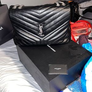 Large YSL Loulou purse